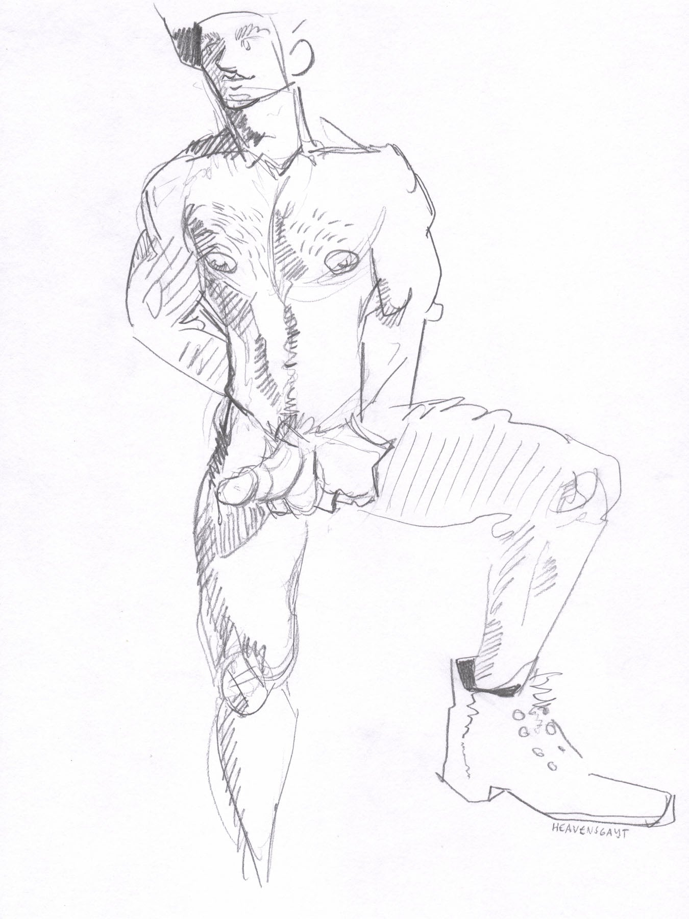 '23 Cowboy Sketch